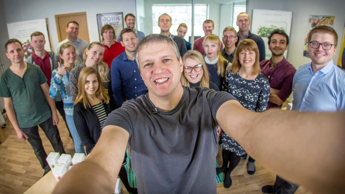 Click & Grow team selfie