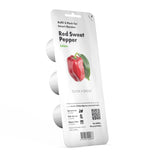 Red Sweet Pepper Plant Pods 3-pack